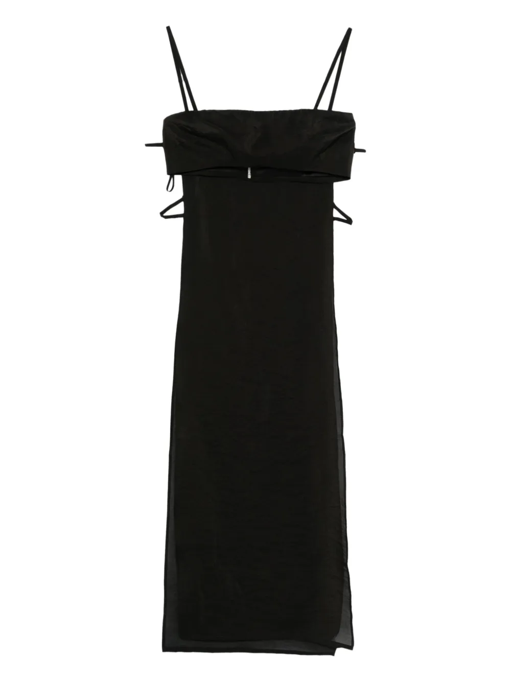 

Шелковый топ Kate Occleus, серый