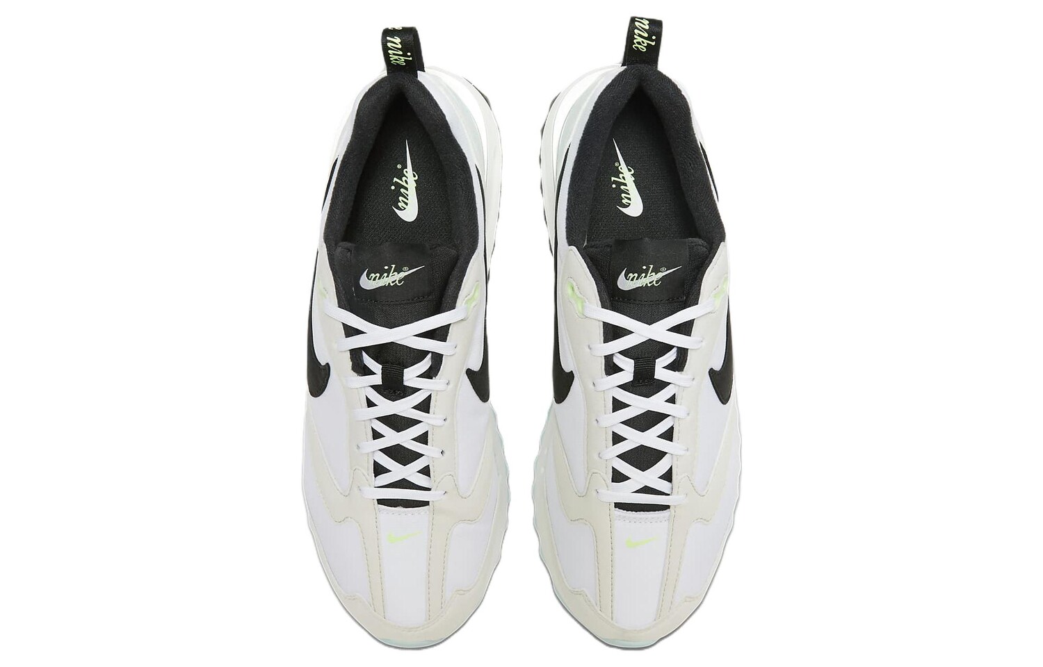 Мужская обувь Nike Air Max Dawn Lifestyle, Белый/черный/белый/мятно-зеленый — фото 4
