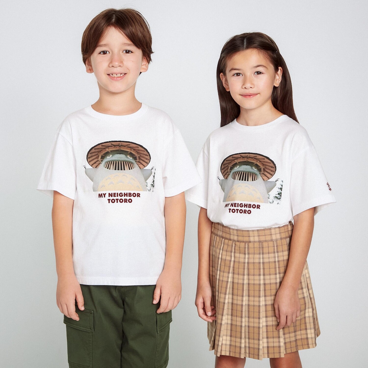 

Футболка UNIQLO Kids Studio Ghibli Ut с коротким рукавом и рисунком, белый