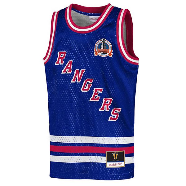 Футболка Youth Mark Messier New York Rangers Maxxed Out Mitchell & Ness — фото 3