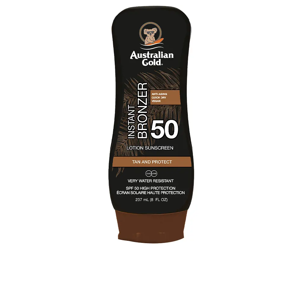 

Солнцезащитный крем Lotion Sunscreen With Bronzer Spf50 Australian Gold, 237 мл