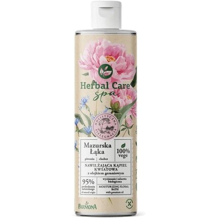 

Herbal Care My Nature Herbal Care Spa увлажняющая цветочная ванна с маслом герани Мазурске 400 мл