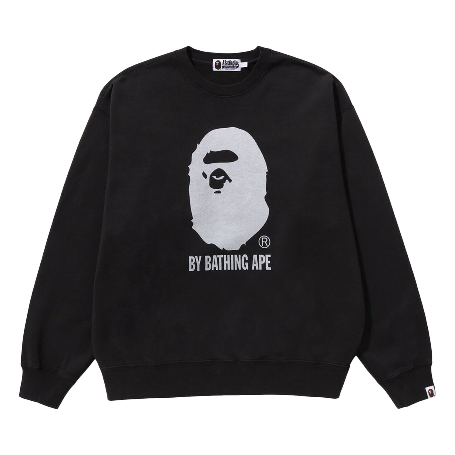 

BAPE By Bathing Ape Overdye Crewneck, черный цвет