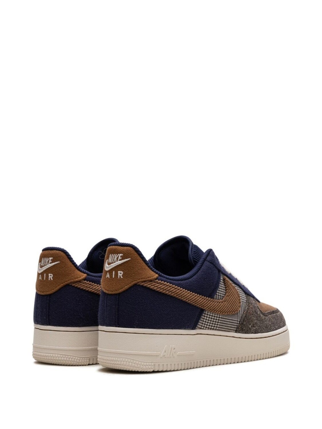 Nike кроссовки Air Force 1 '07 Premium Tweed Corduroy', коричневый — фото 3