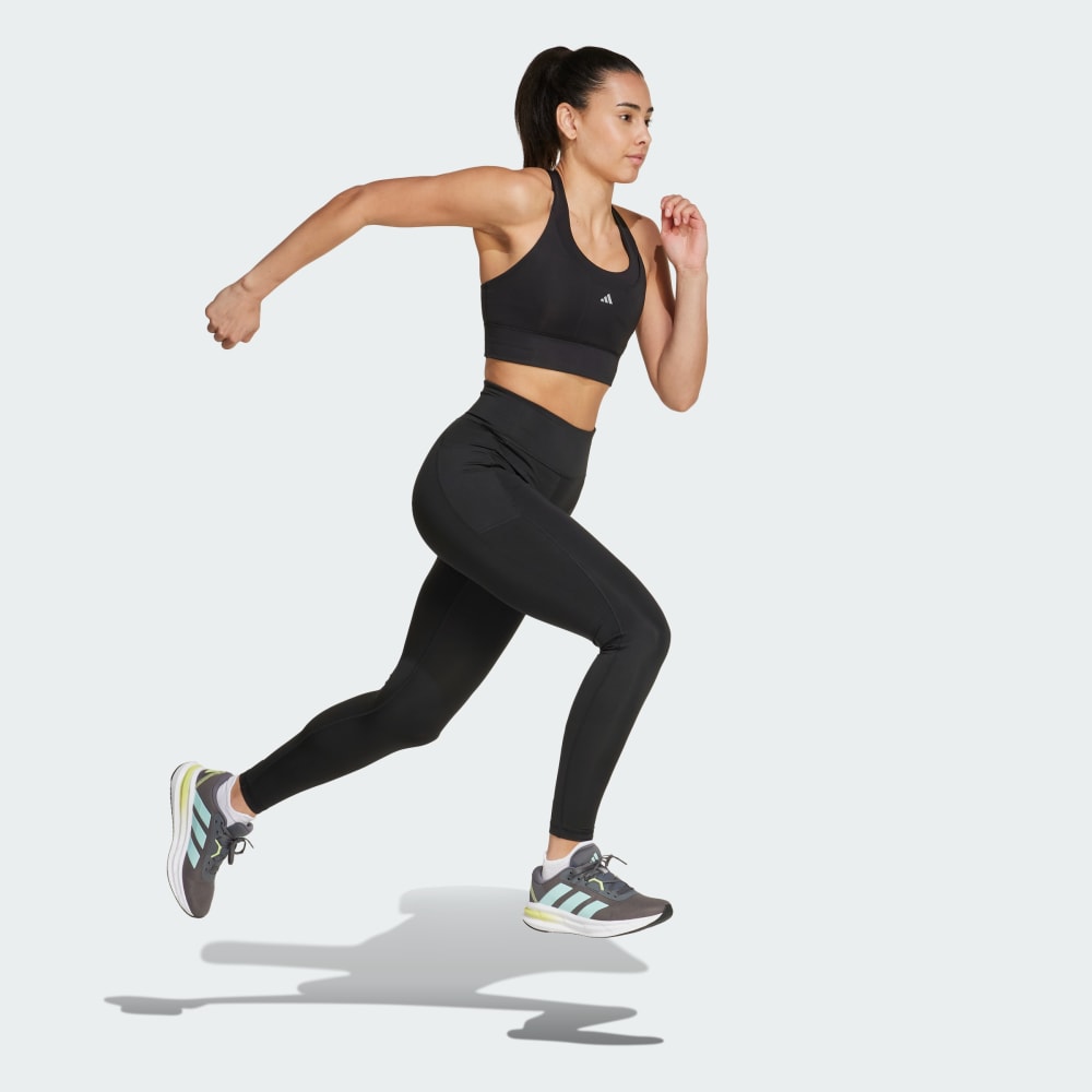 Леггинсы Adidas Own the Run Full-Length Leggings, цвет Core Black — фото 3