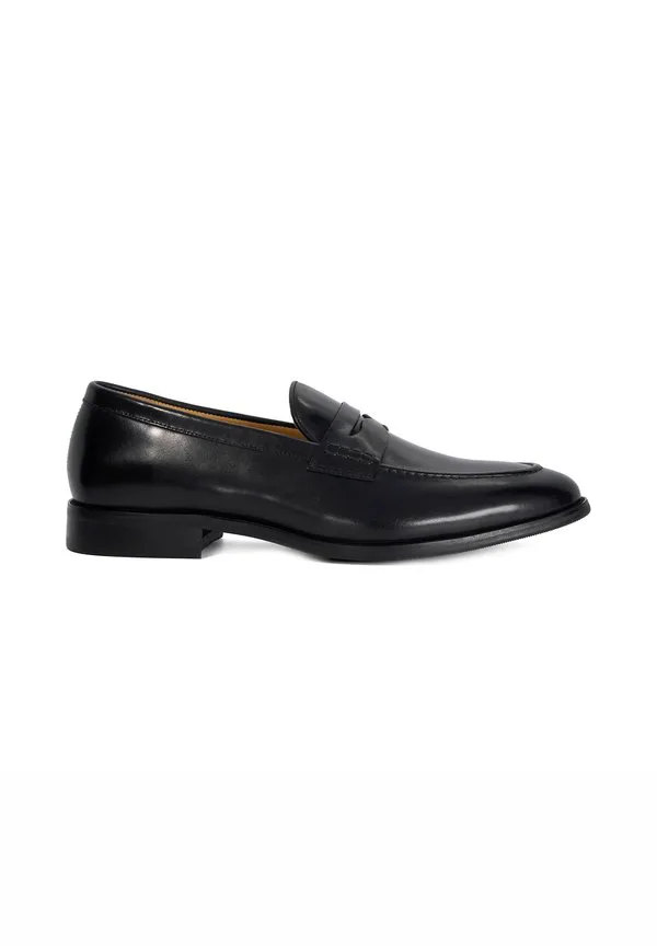 Лоферы skylers, стильные слипоны Dune London, Black