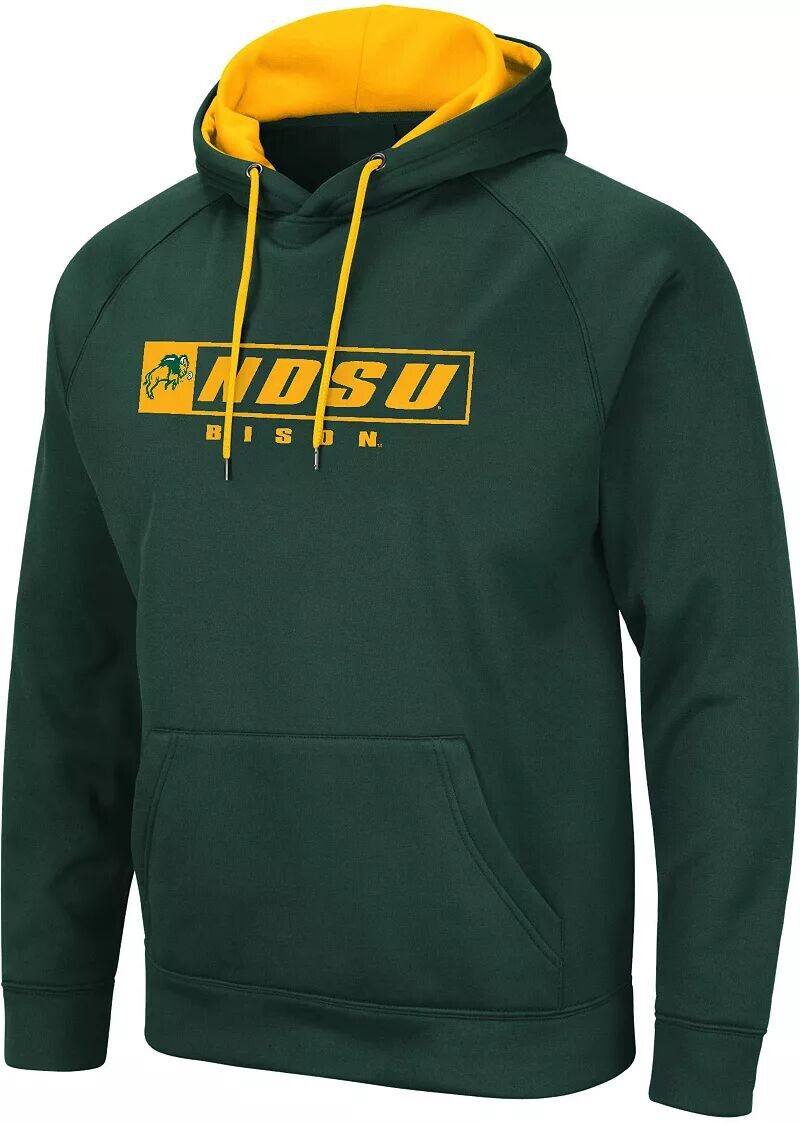 

Colosseum Мужская зеленая толстовка North Dakota State Bison