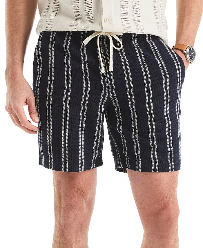

Мужские шорты на резинке в полоску Nautica, синий