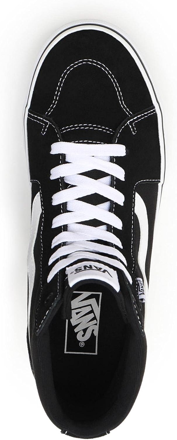 Vans мужские кроссовки Filmore Hi-Top, Suede/Canvas Black/White — фото 2