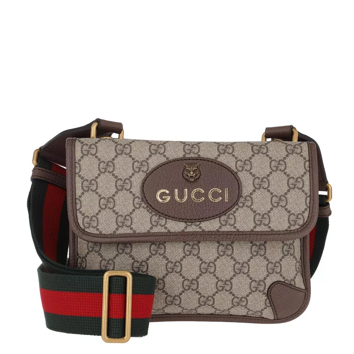 

Сумка мессенджер neo vintage маленькая дерево Gucci, бежевый