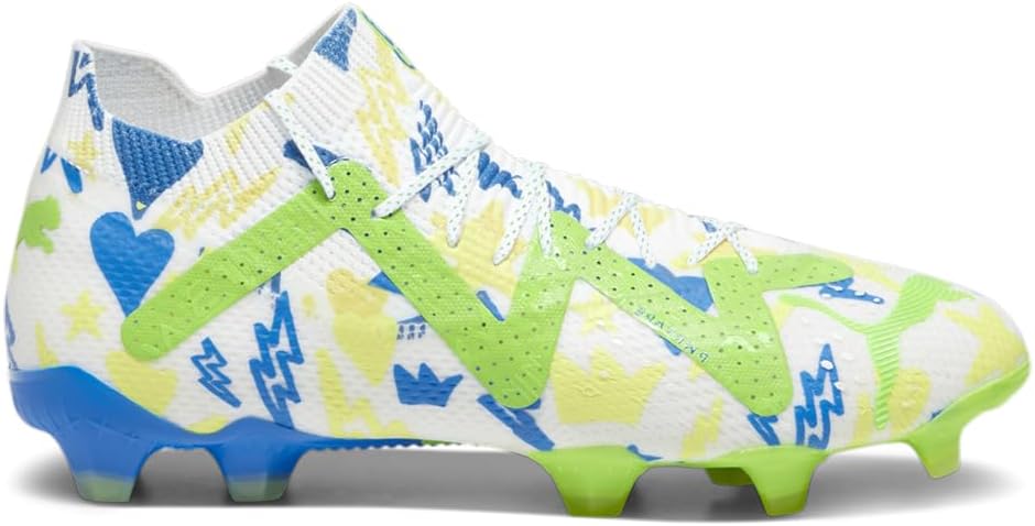 

Мужские футбольные бутсы PUMA Nmj X Future Ultimate для твердого и искусственного покрытия, шипованные, для твердого покрытия - синие, белые