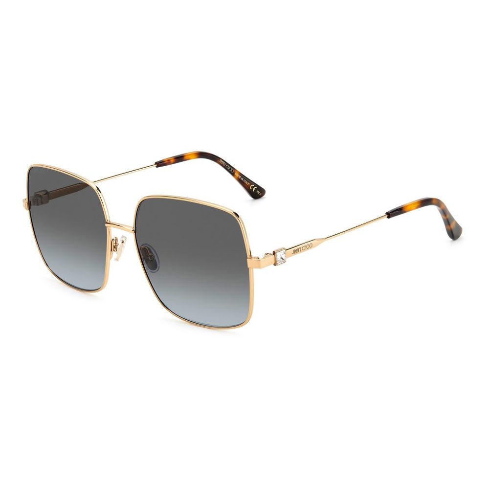 

Солнцезащитные очки из желтого металла Jimmy Choo Eyewear