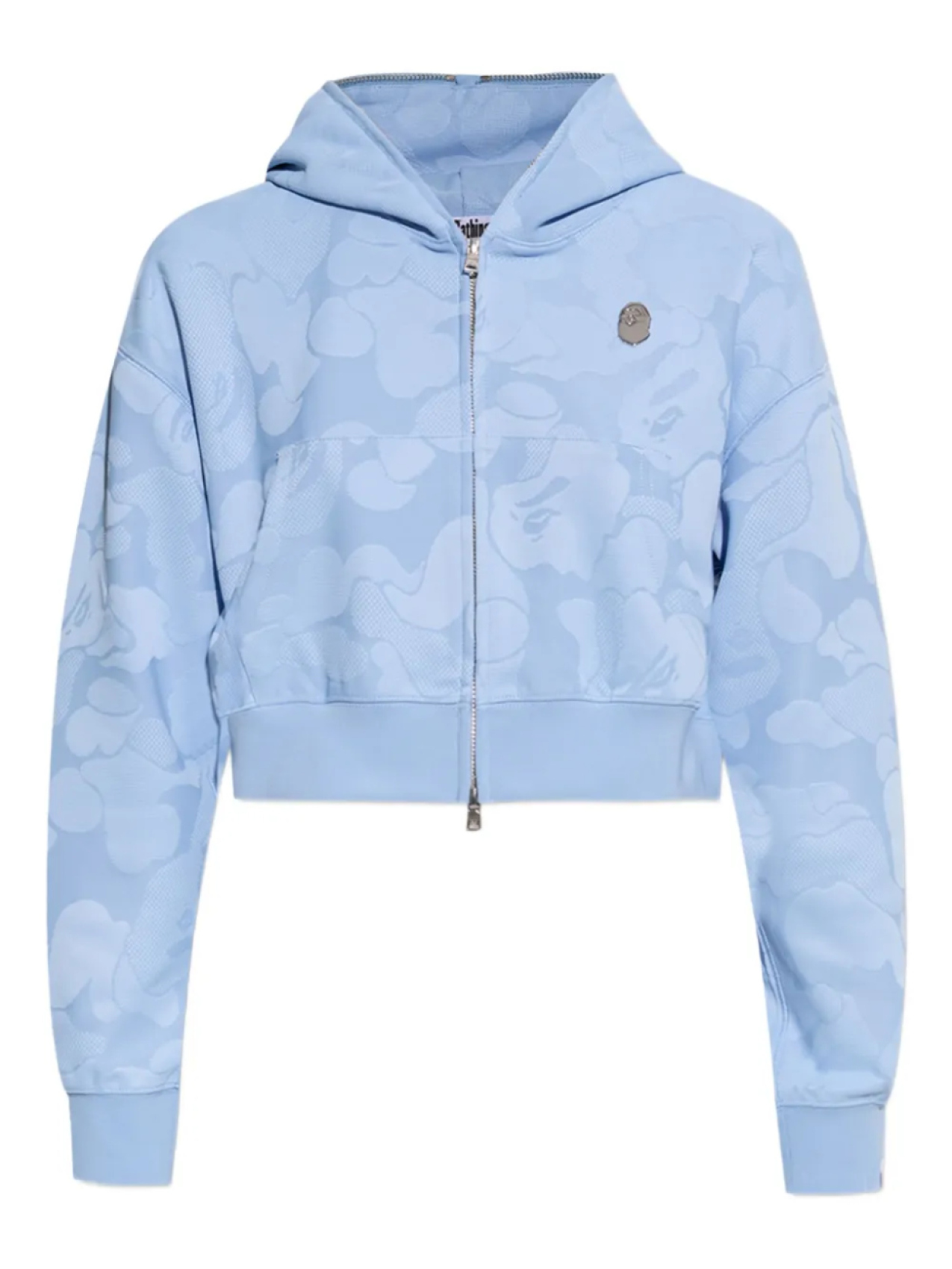 

Толстовка с капюшоном на молнии с логотипом BATHING APE A Bathing Ape, синий