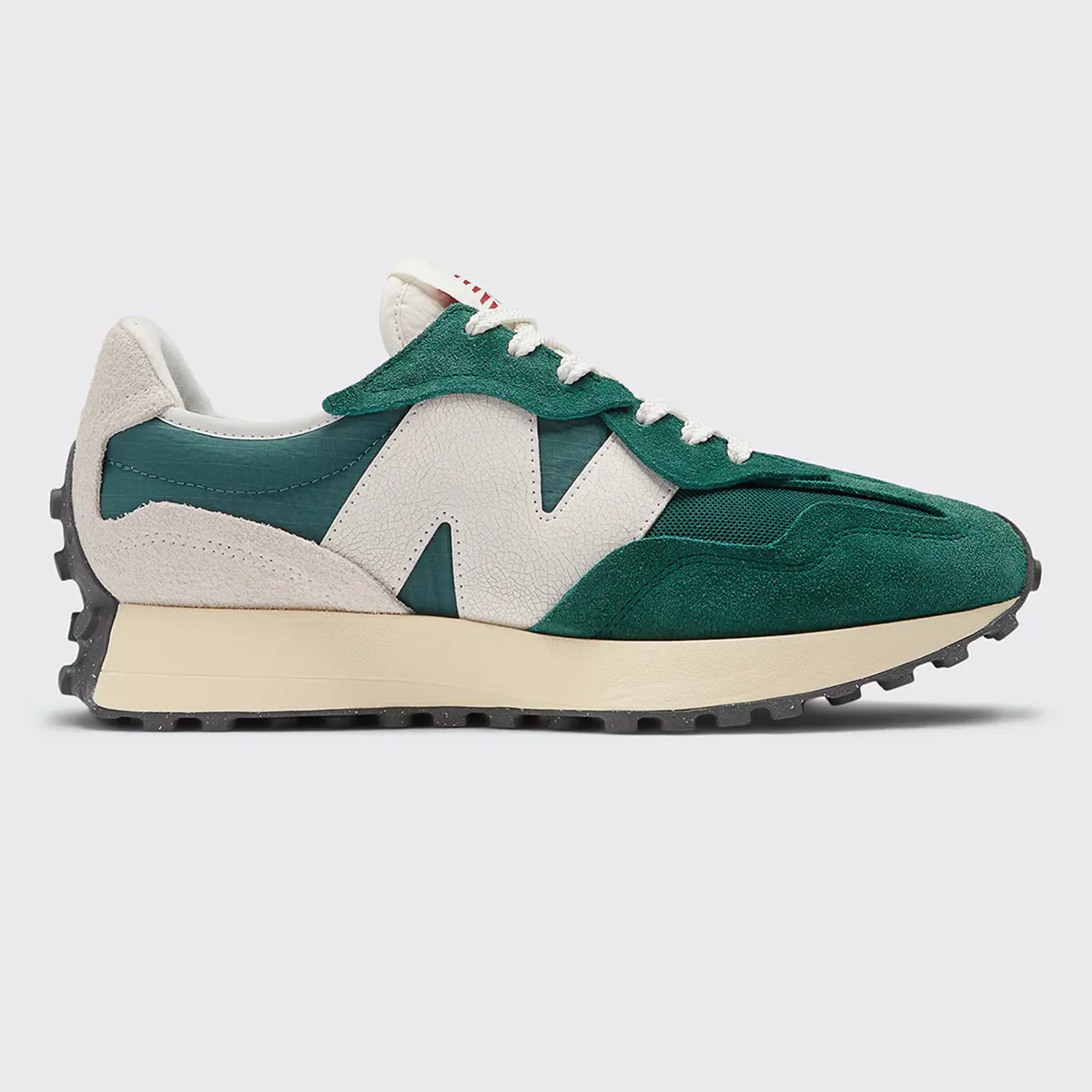 

New Balance 327 Мужские повседневные кроссовки, зеленый/белый