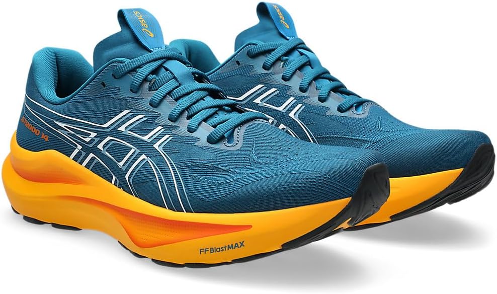 Мужские кроссовки для бега ASICS GT-2000 14, белый/бирюзовый — фото 4
