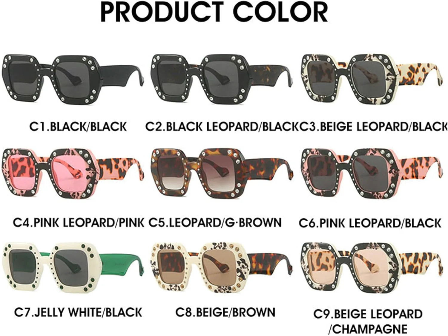 

Солнцезащитные очки Willochra Polygon с блестящими кристаллами и стразами, модные квадратные солнцезащитные очки большого размера в стиле диско с бриллиантами, C4