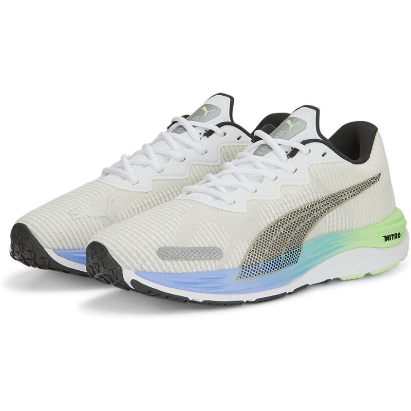 Кроссовки Velocity Nitro 2 Fade Puma, цвет puma white-puma black-elektro — фото 4