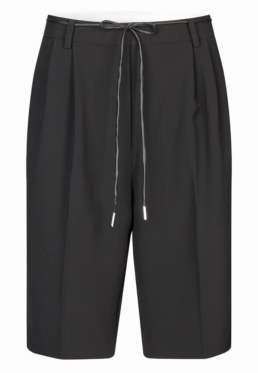 

Обычные брюки со складками спереди SECOND FEMALE Fique, черный