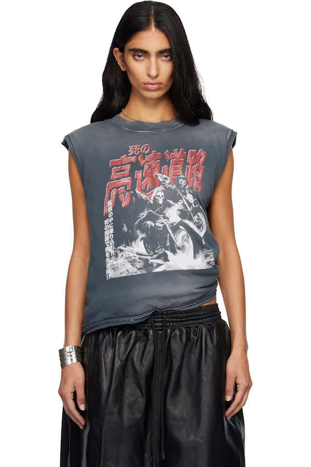 

Lu'U Dan Серая уплотненная безрукавка