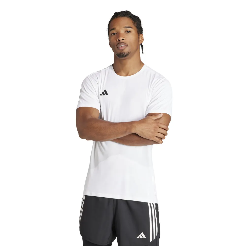 Футболка с коротким рукавом спортивная adidas Adizero Essentials, белый — фото 2