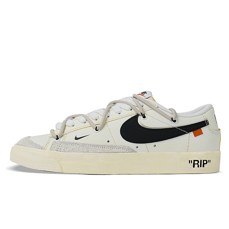 

Кроссовки Nike Blazer Skateboarding Shoes Unisex Low-top White/Black, черный/белый
