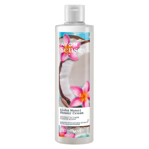 

Avon, Кремовый гель для душа, Кокос и цветы Таити, 250 мл