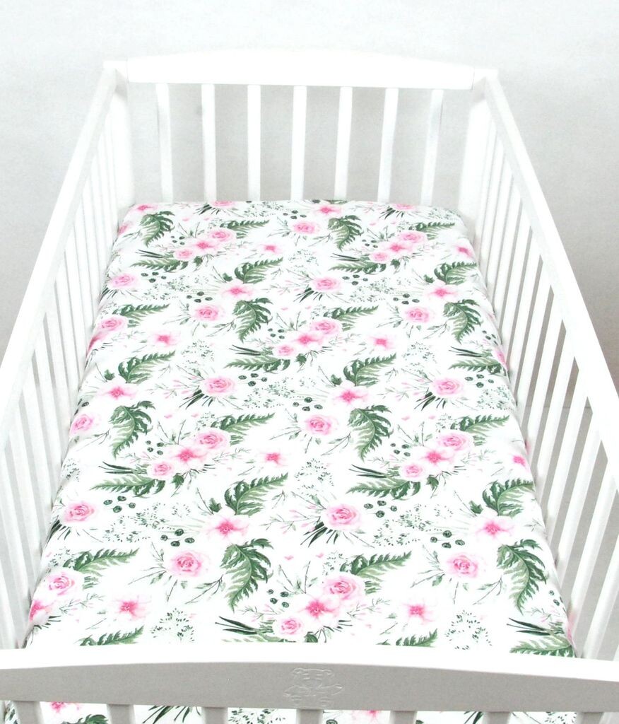 

BABYLUX простыня 70 x 140 см детская простыня хлопок 110. Дикие цветы
