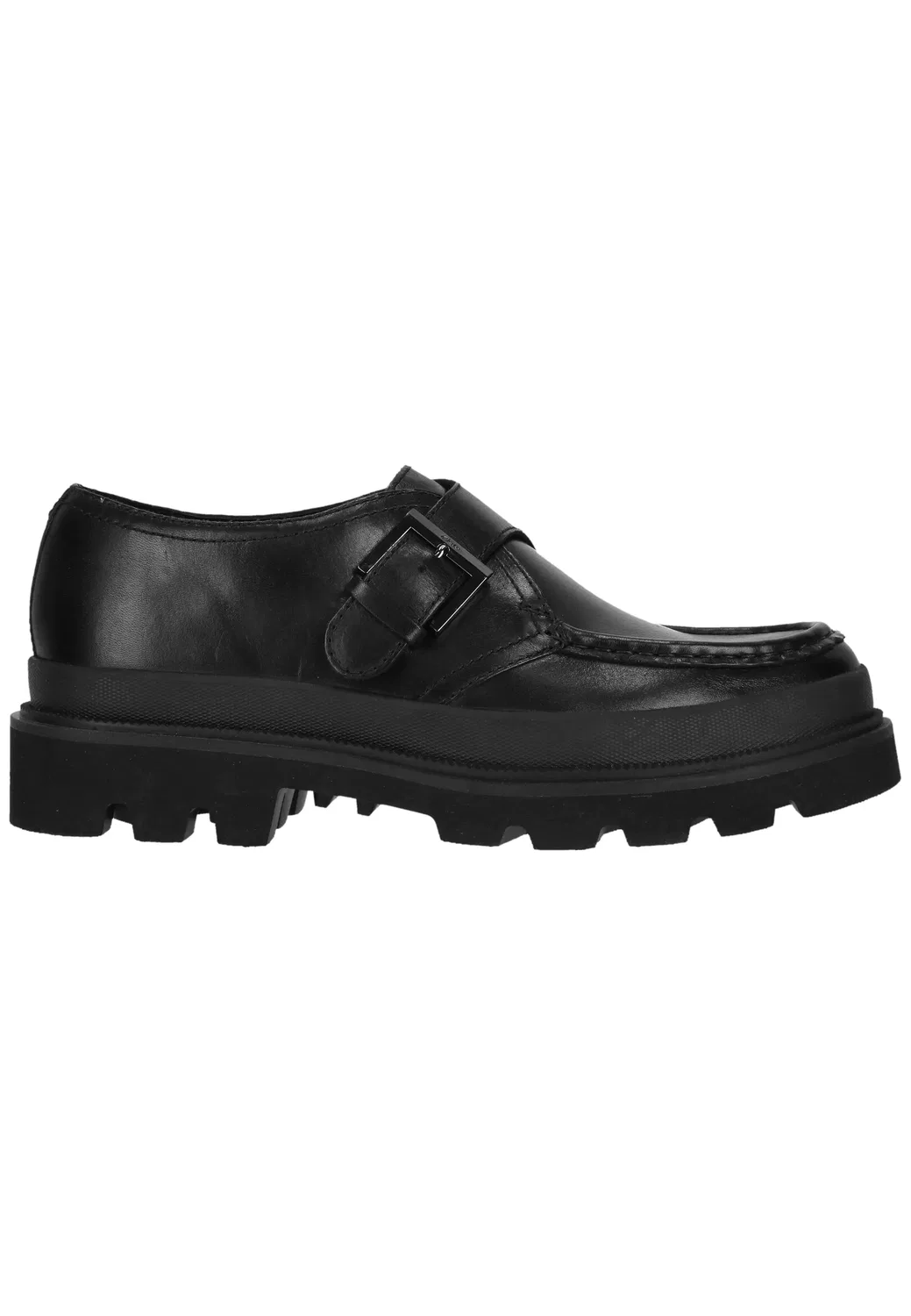 Мокасины кожаные Clarks, black — фото 4