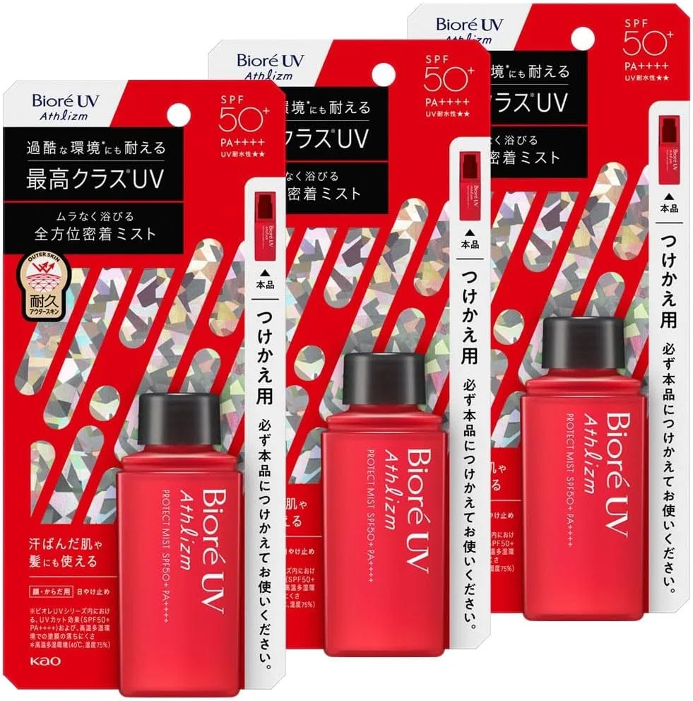 Спрей для тела KAO Biore UV Asrism Protective Mist, 70 мл, набор 3 шт