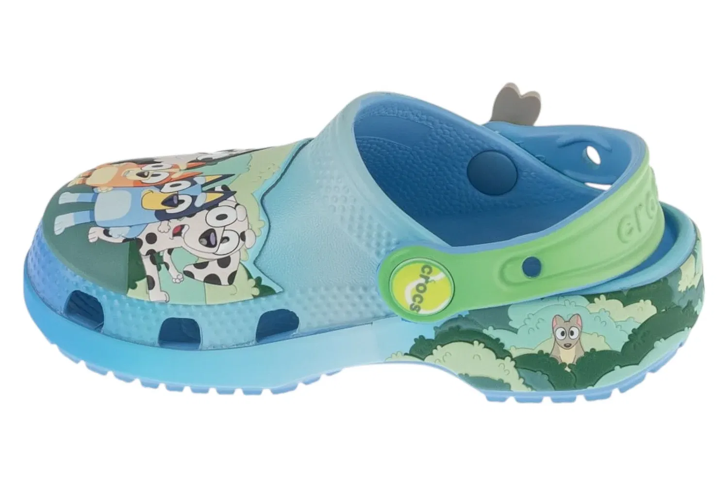 Босоножки классические голубые Crocs — фото 2