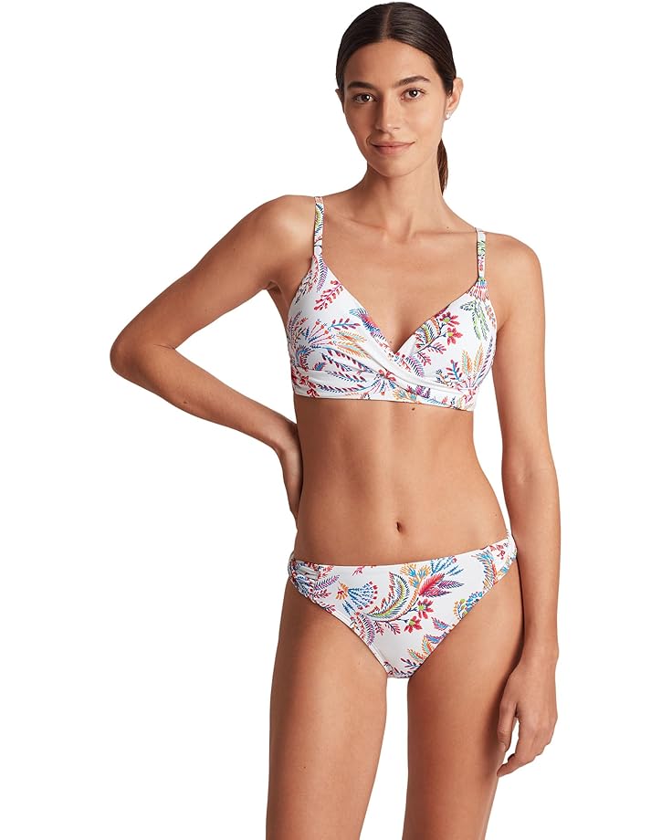 

Пляжный топ Lauren Ralph Lauren Fleurette Single Strap Twist Underwire Bikini Top, разноцветный