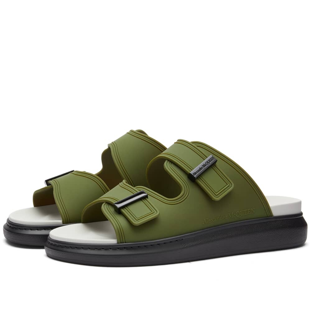 

Большие резиновые сандалии Alexander McQueen