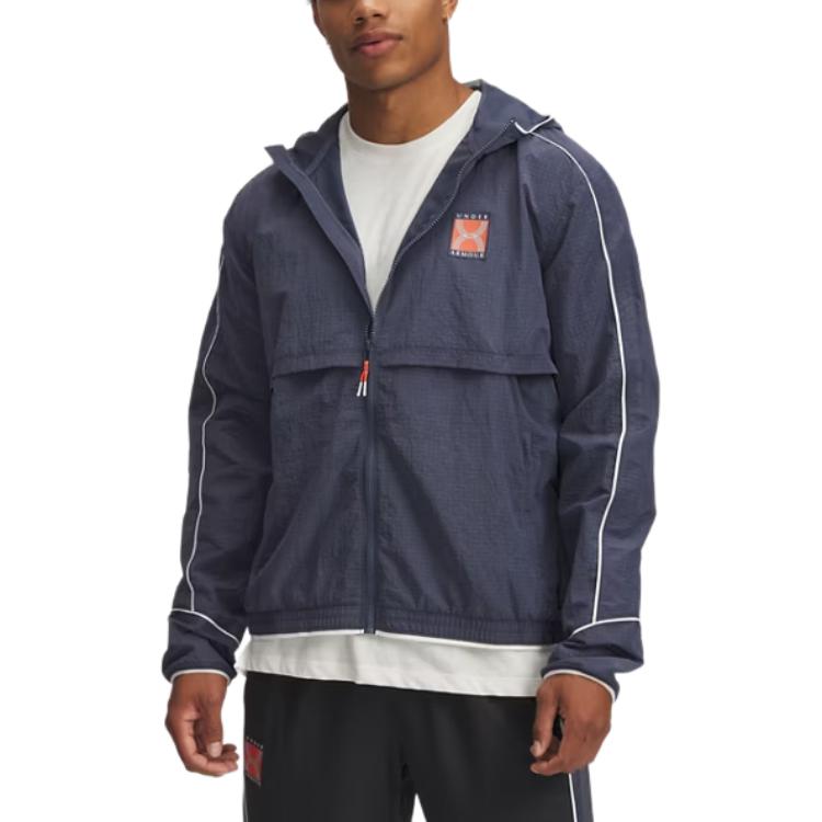 

Under Armour Куртка Storm SS25 Мужская Ливневая Серая/Темно-Серая/Белый Кварц, Downpour Gray/Dark Gray/White Granite