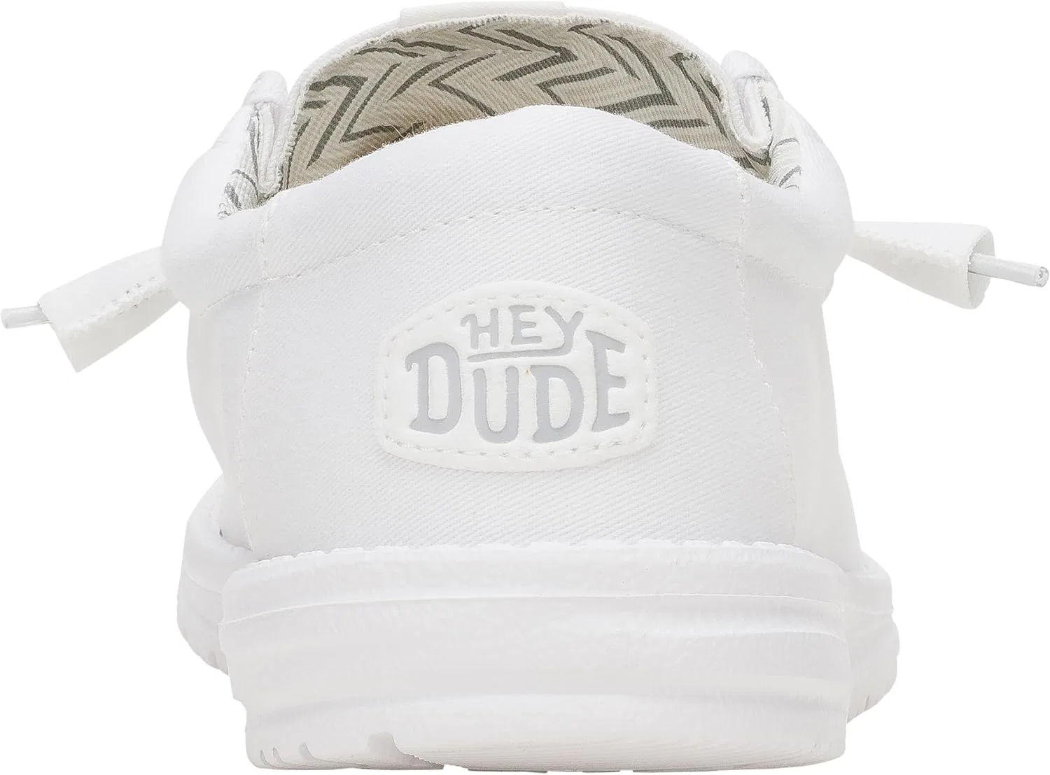 Лоферы HEYDUDE Wally Stretch Canvas, белый — фото 3