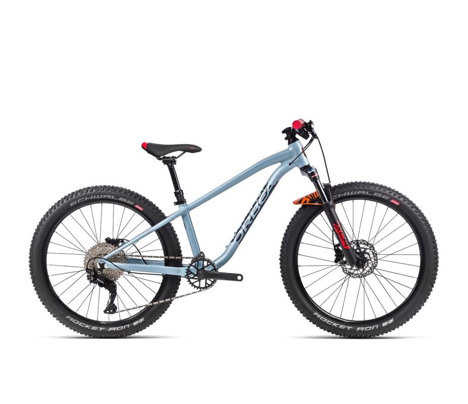

Детский горный велосипед Orbea Laufey 24 H20 Blueish Grey - Bright Red (глянец)