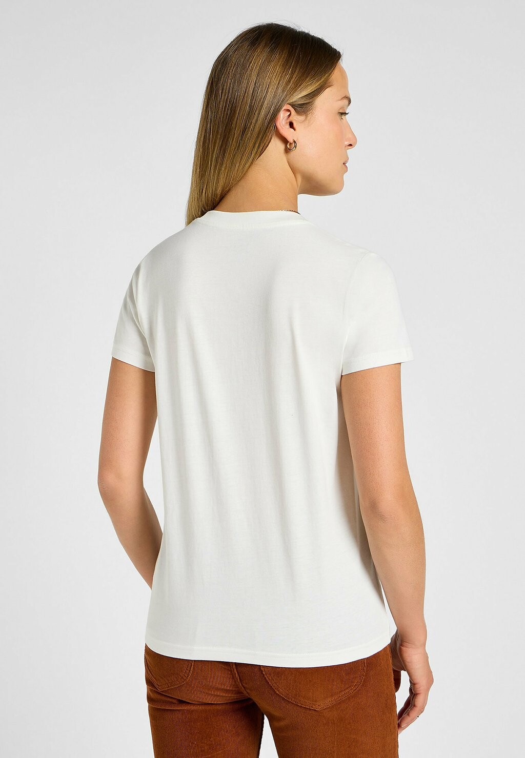 

Футболка с принтом SMALL LOGO TEE Lee, бежевый