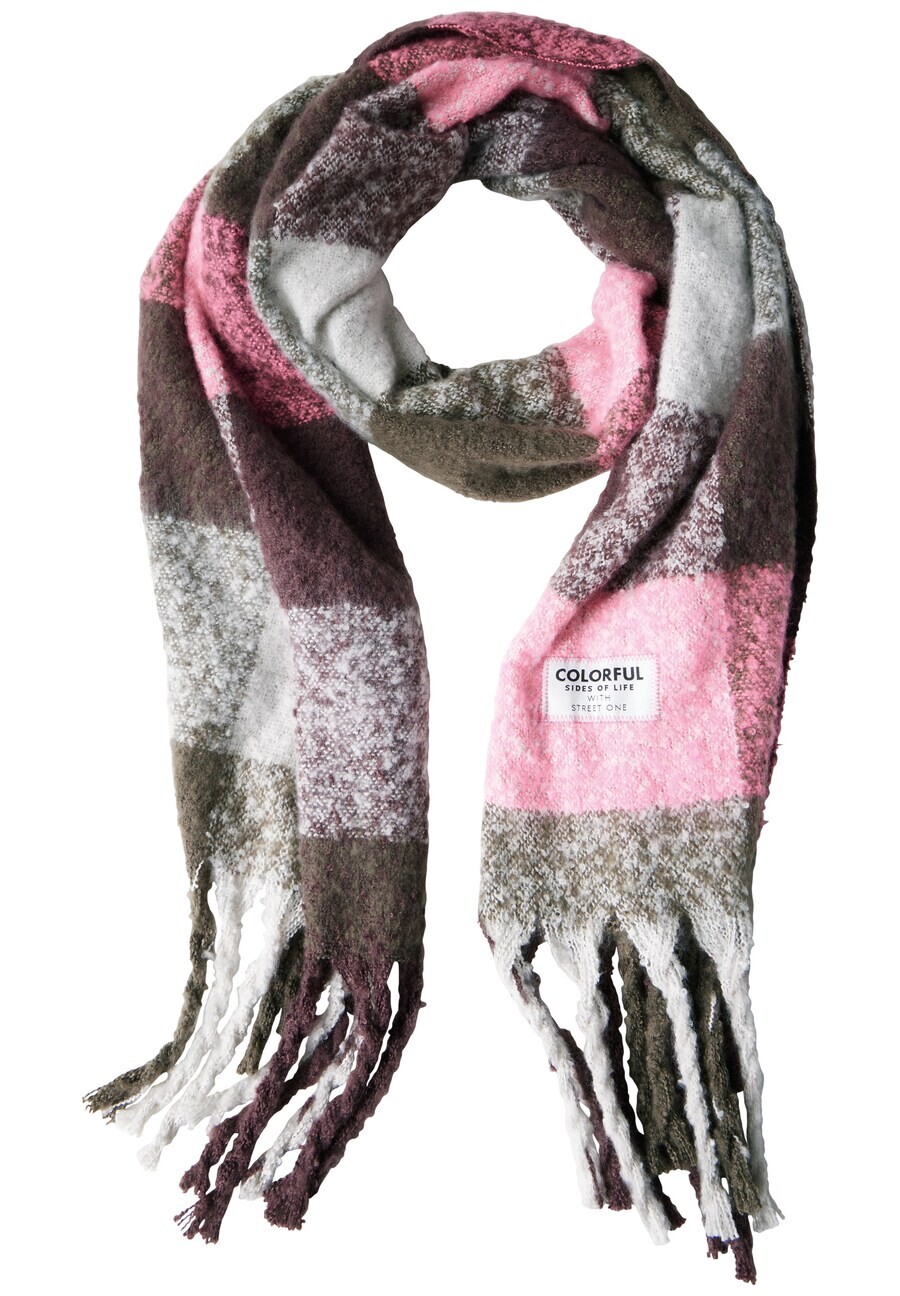 

Шарф STREET ONE Scarf Madras, темно-коричневый