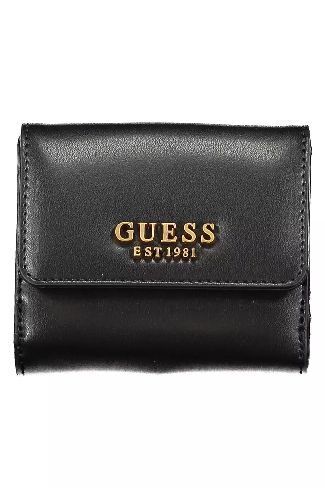 

Черный полиэтиленовый женский кошелек Guess Shoes