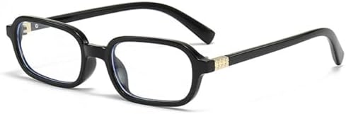 

2027 Модные маленькие прямоугольные солнцезащитные очки для женщин с защитой от УФ-излучения UV400, ретро-оправа с прозрачными линзами, мужские очки MTZJH, Black Clear