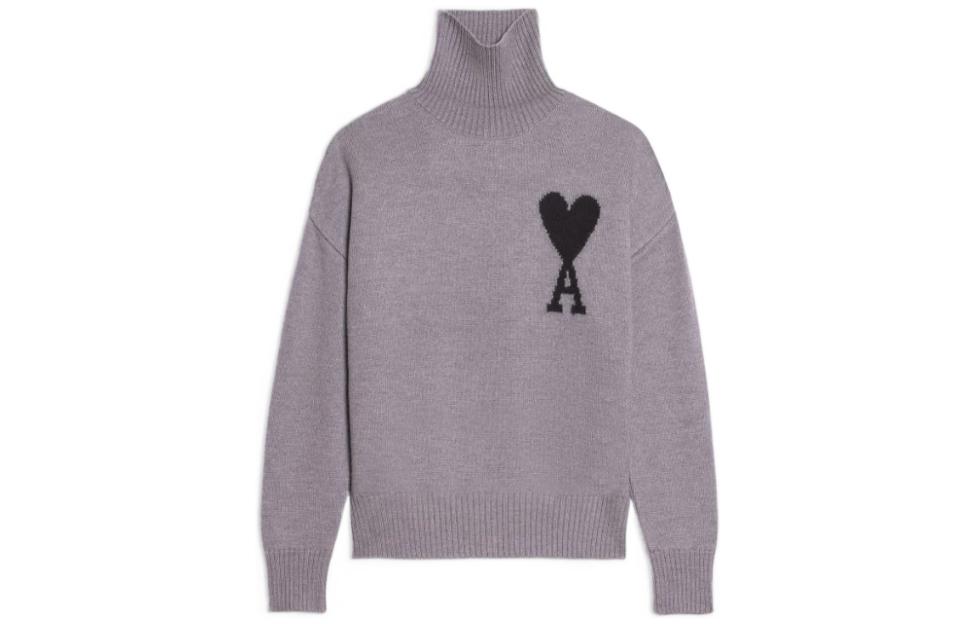 

Ami Paris Свитер водолазка Ami De Coeur AMIPARIS, Серый