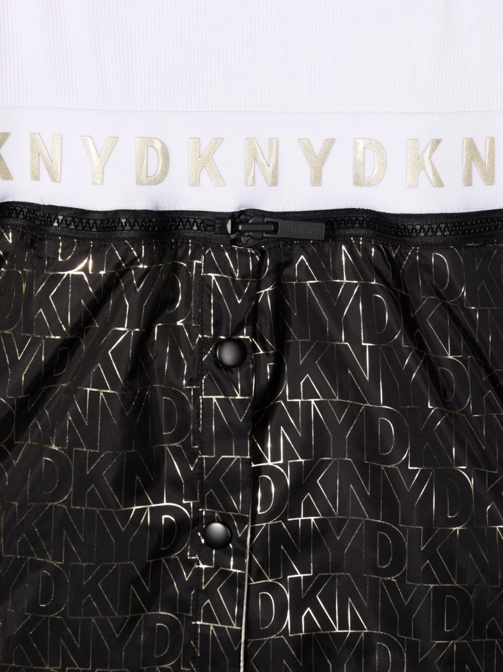 Платье со съемной юбкой Dkny Kids, белый — фото 3