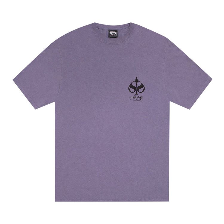 

Футболка Stussy Spade Tee Pigment Dyed, Grape