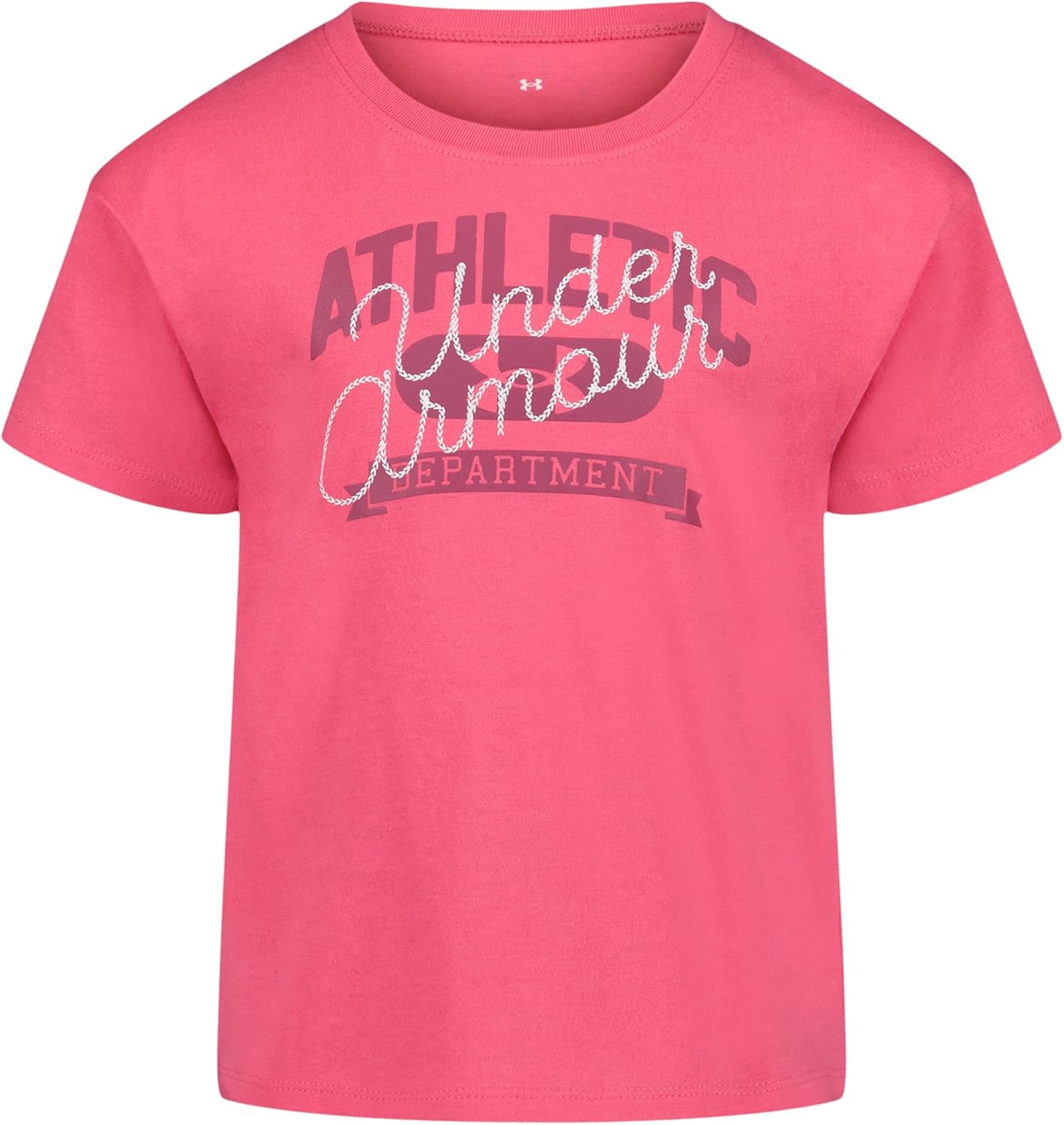 

Under Armour футболка для девочек, короткий рукав, круглый вырез, легкая и дышащая, Tech Super Pink, Розовый, Under Armour футболка для девочек, короткий рукав, круглый вырез, легкая и дышащая, Tech Super Pink