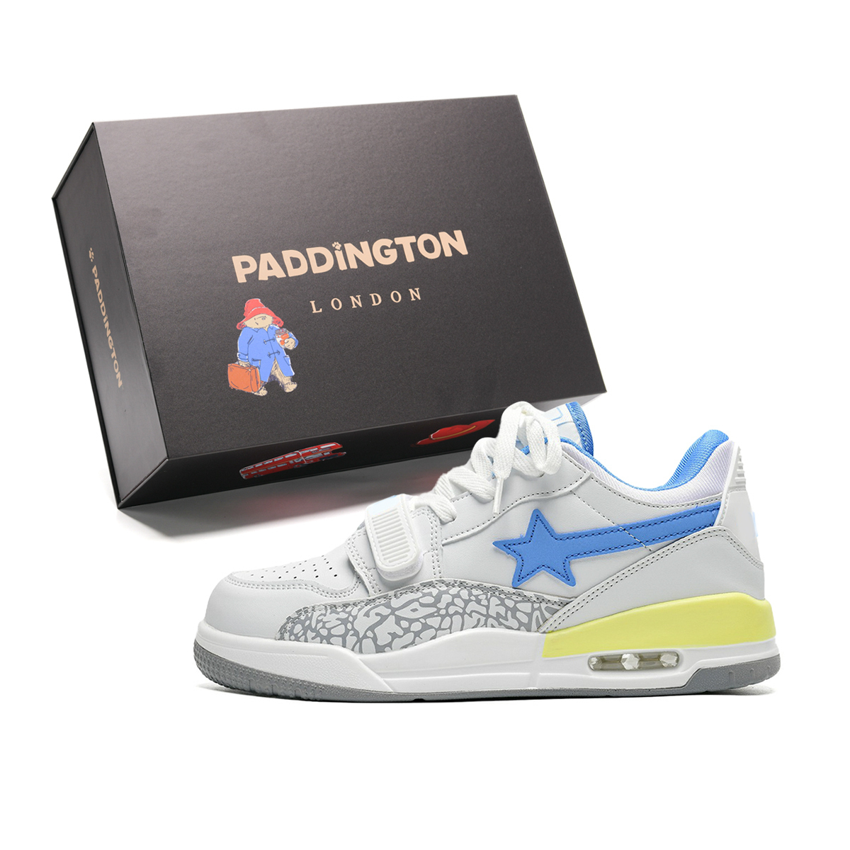 

Paddington Bears Износостойкие лоу-топ скейтборд кроссовки унисекс Lunar Yellow, цвет Lunar Yellow