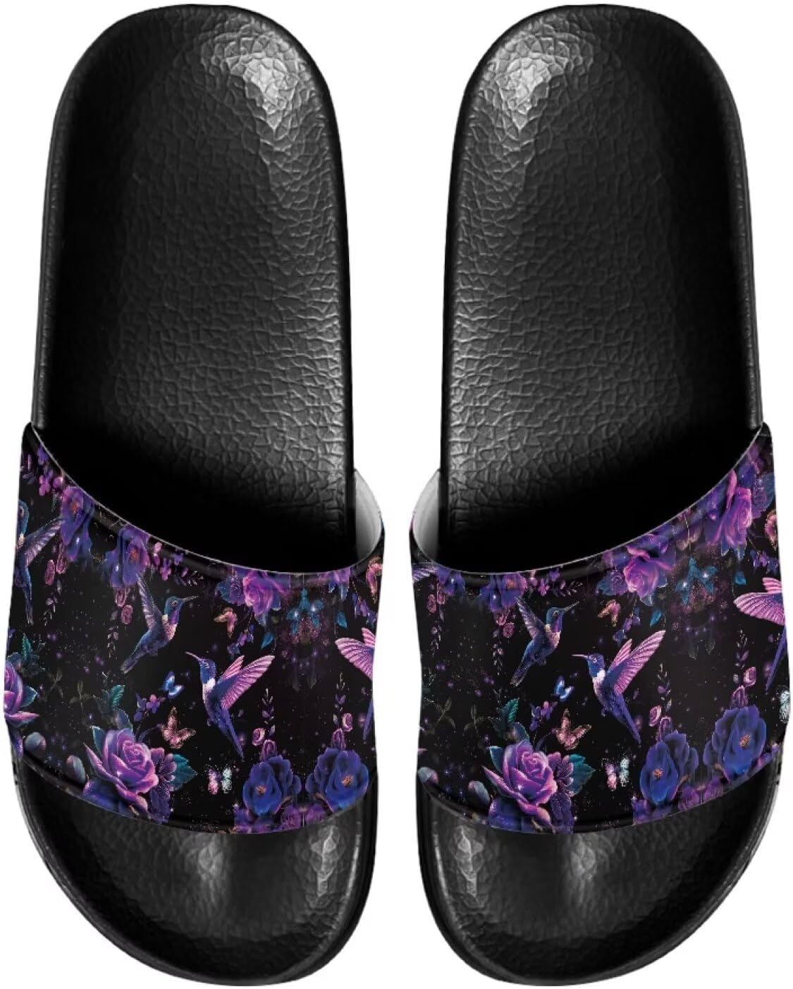 

Женские сандалии JUDENTIDOS с необычным дизайном, сандалии с мягкой подошвой, открытым носком, противоскользящие, на одной полоске, Hummingbird Floral