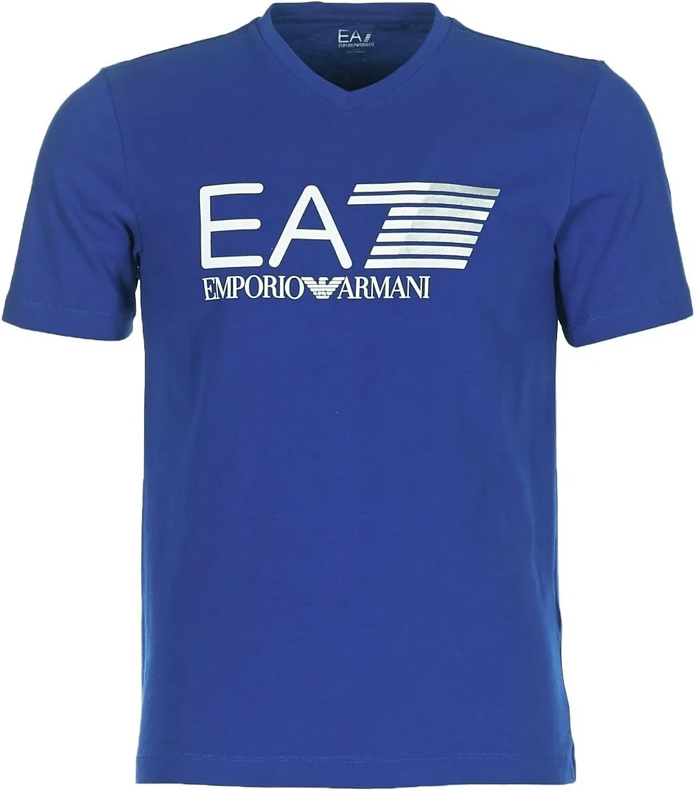 Мужские футболки Emporio Armani EA7 Train Visibility Blue