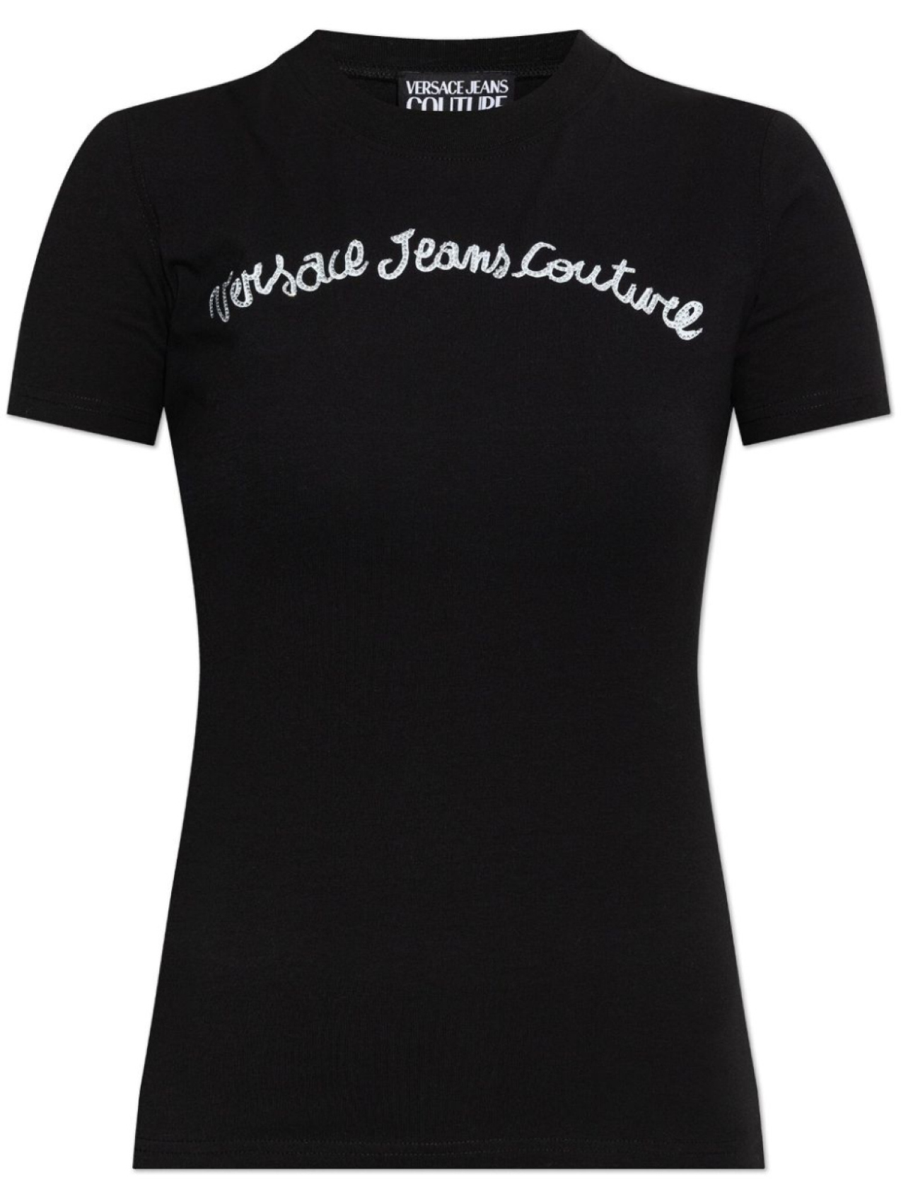 

Футболка с логотипом Versace Jeans Couture, черный