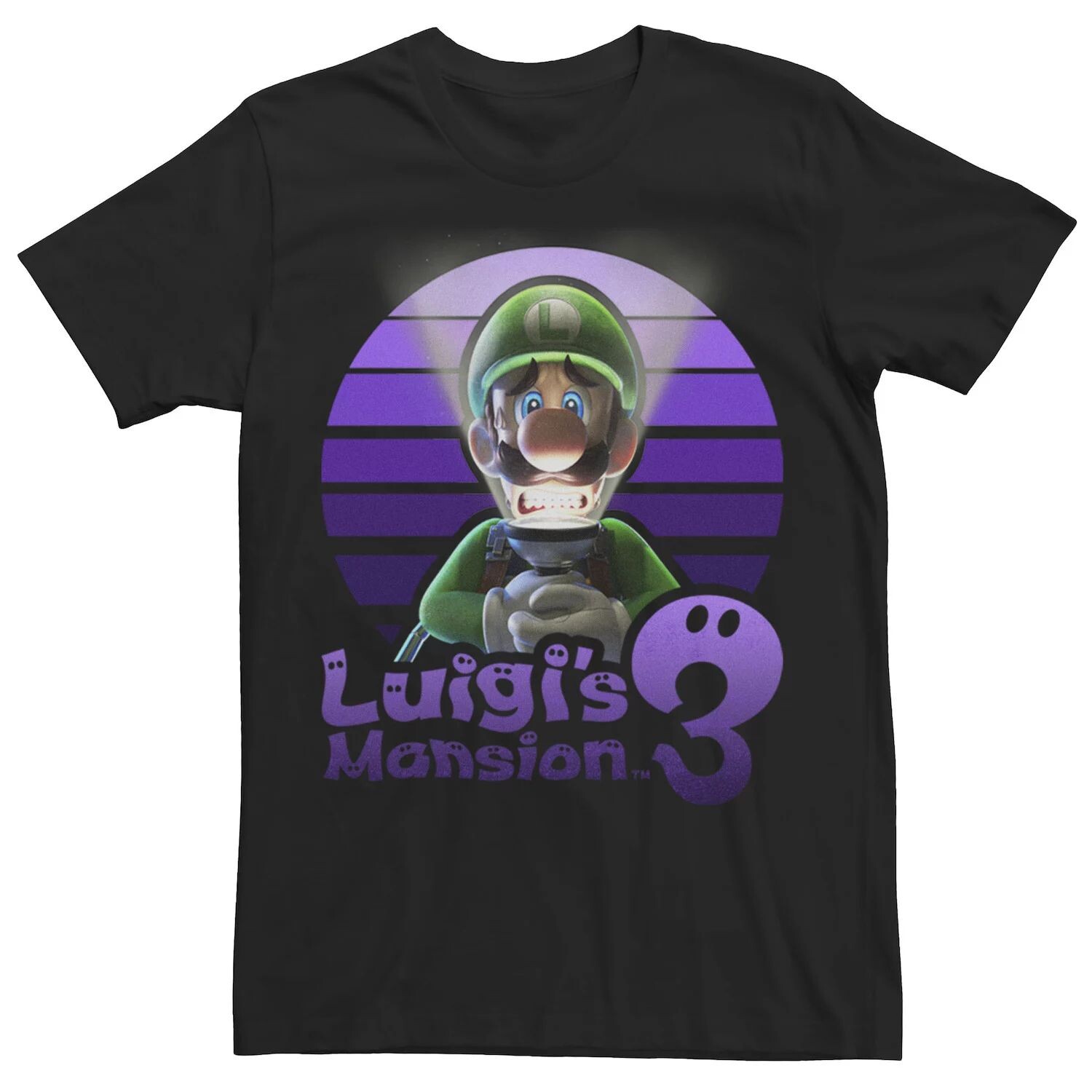 

Мужская футболка Luigi's Mansion 3 Luigi фиолетового цвета с портретом Licensed Character, Фиолетовый, Мужская футболка Luigi's Mansion 3 Luigi фиолетового цвета с портретом Licensed Character