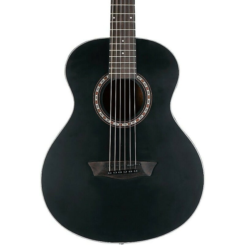 

Акустическая гитара Washburn Apprentice AGM5BMK G-Mini 5 Acoustic Guitar Matte Black w/ Gig Bag