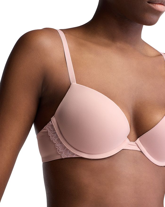 Attraction Push Up бюстгальтер с глубоким вырезом Calvin Klein, красный — фото 4